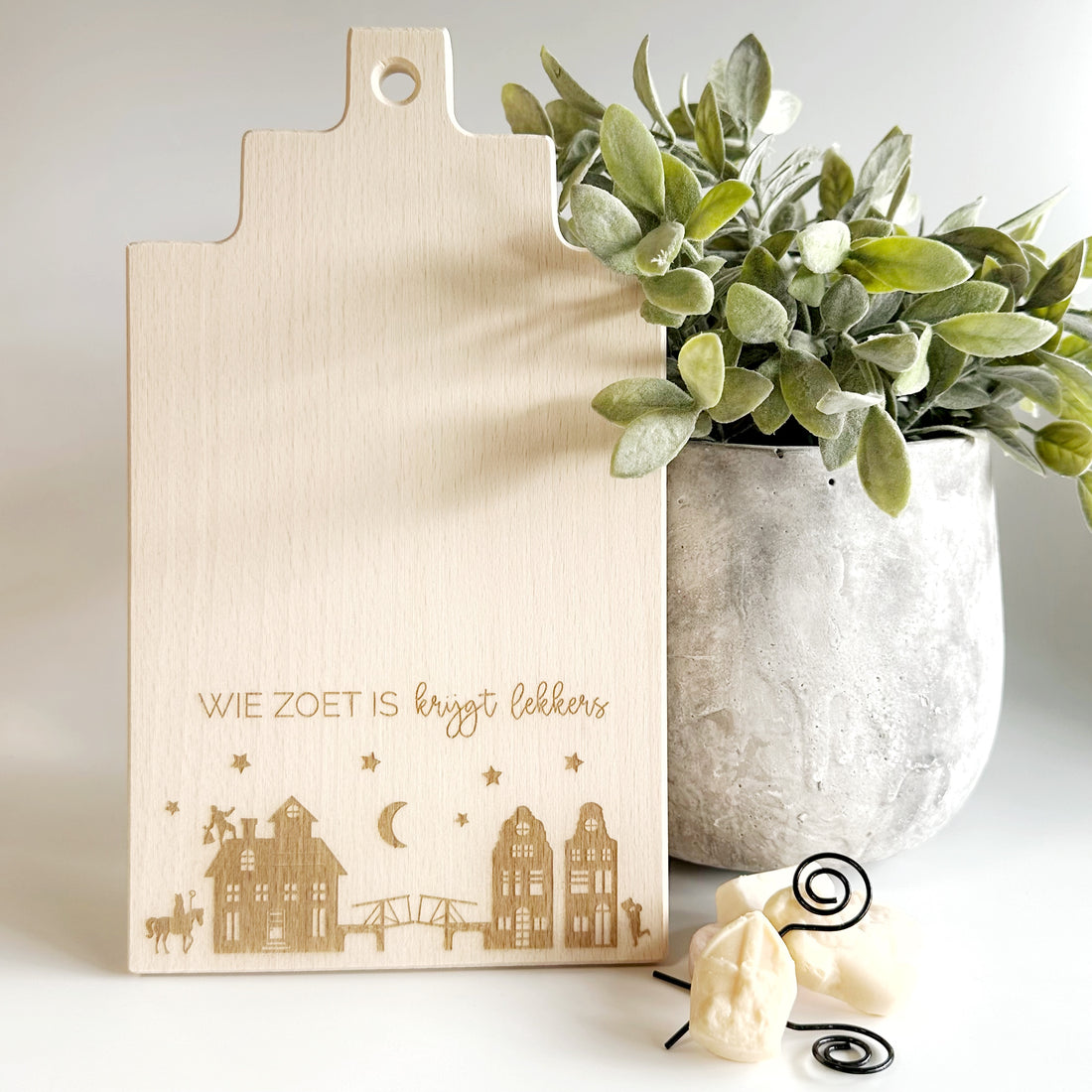 Wie zoet krijgt lekkers | serverplank huis