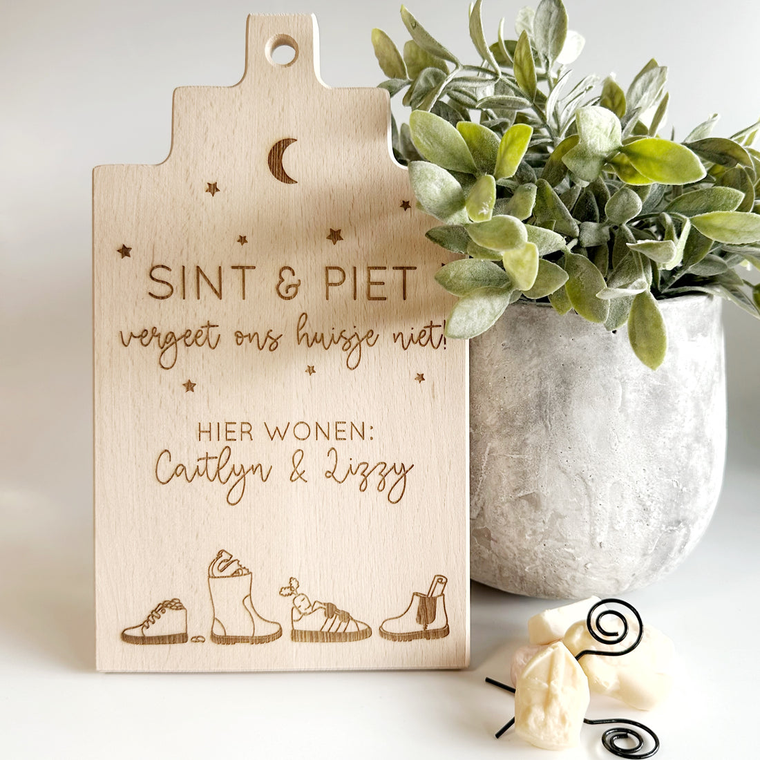 SINT & PIET ... vergeet ons huisje niet | serverplank huis