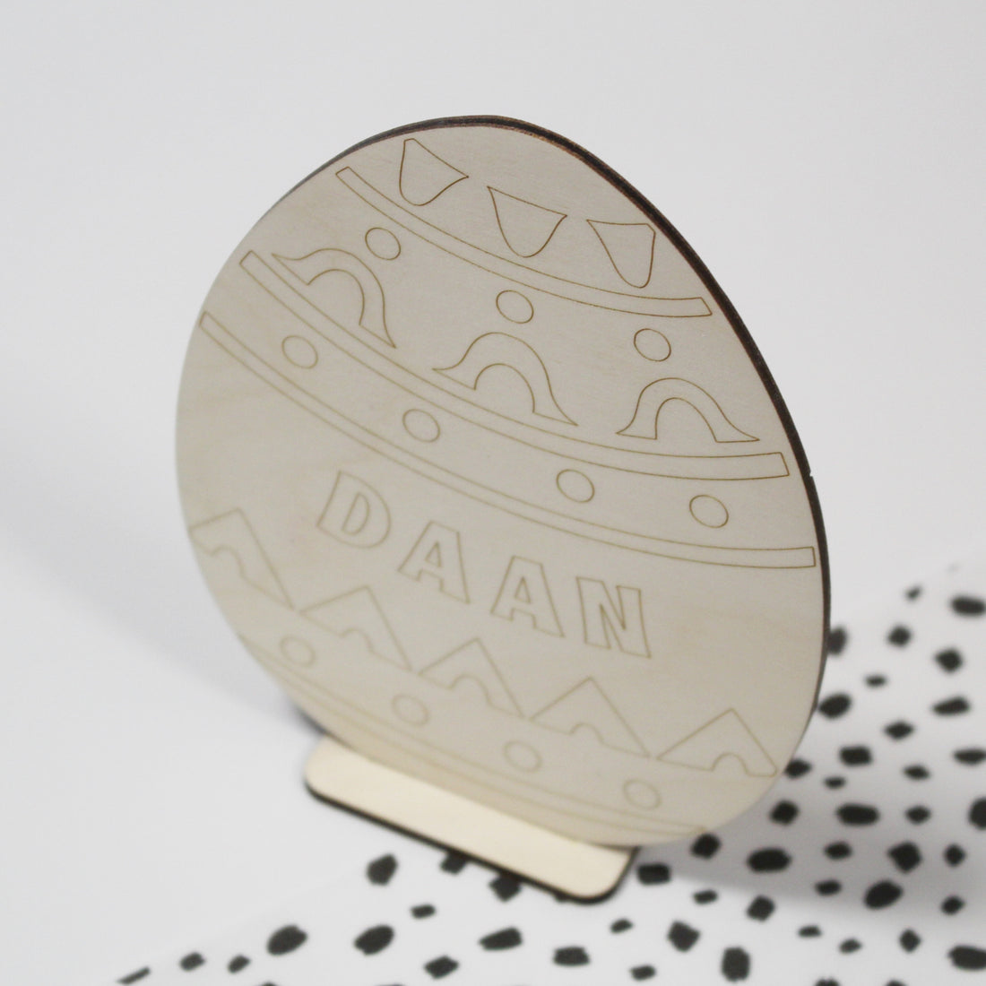 Knutselei met naam | ontmoette voetje