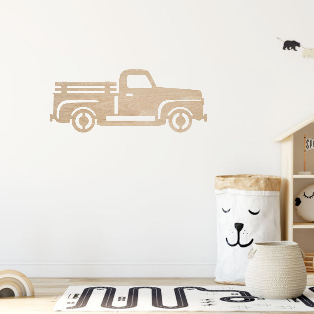 Vrachtwagen met laadbak