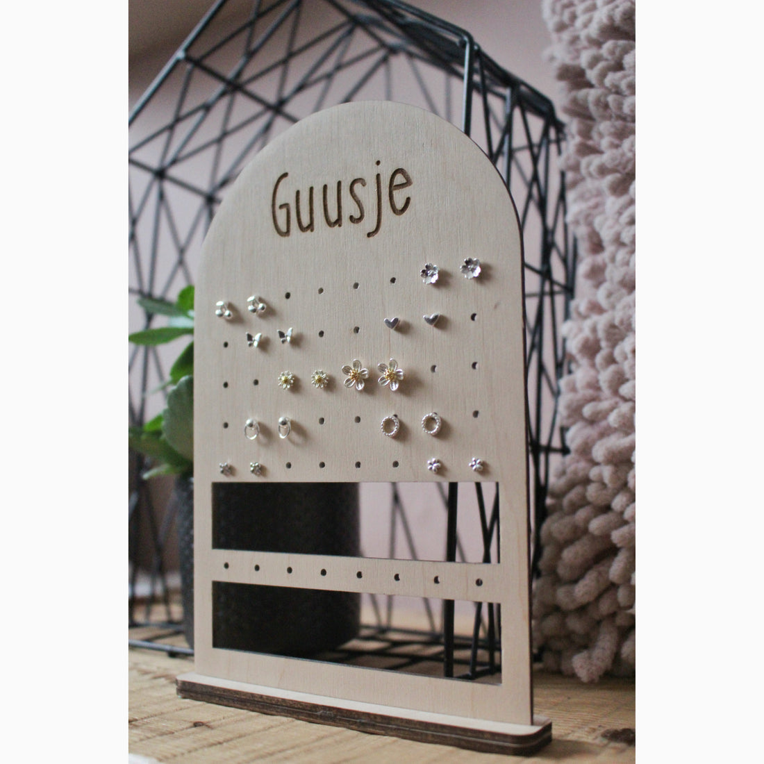 Combideal: setje oorstekertjes MET oorbeldisplay