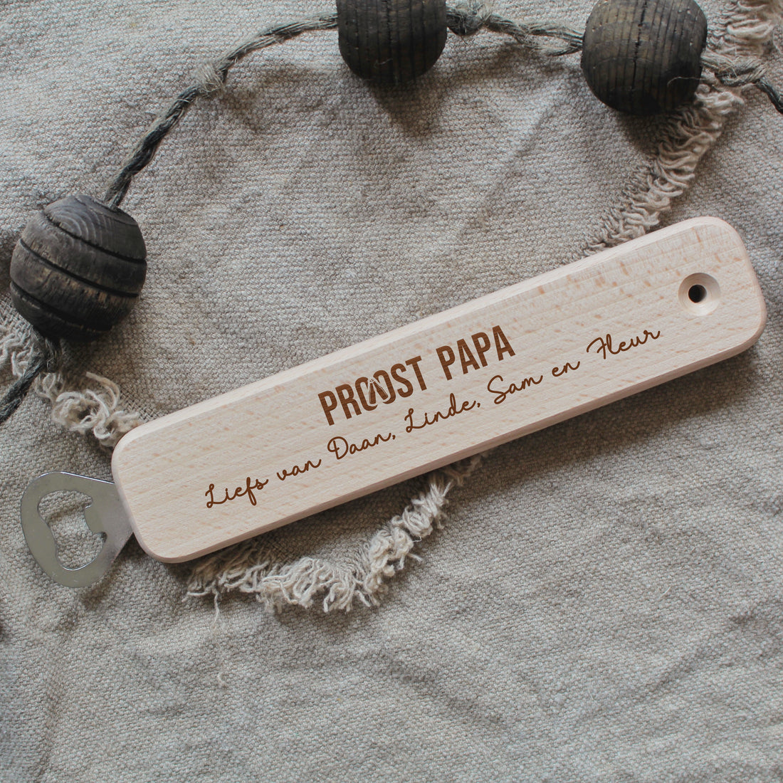 Proost op papa/opa| bieropener groot