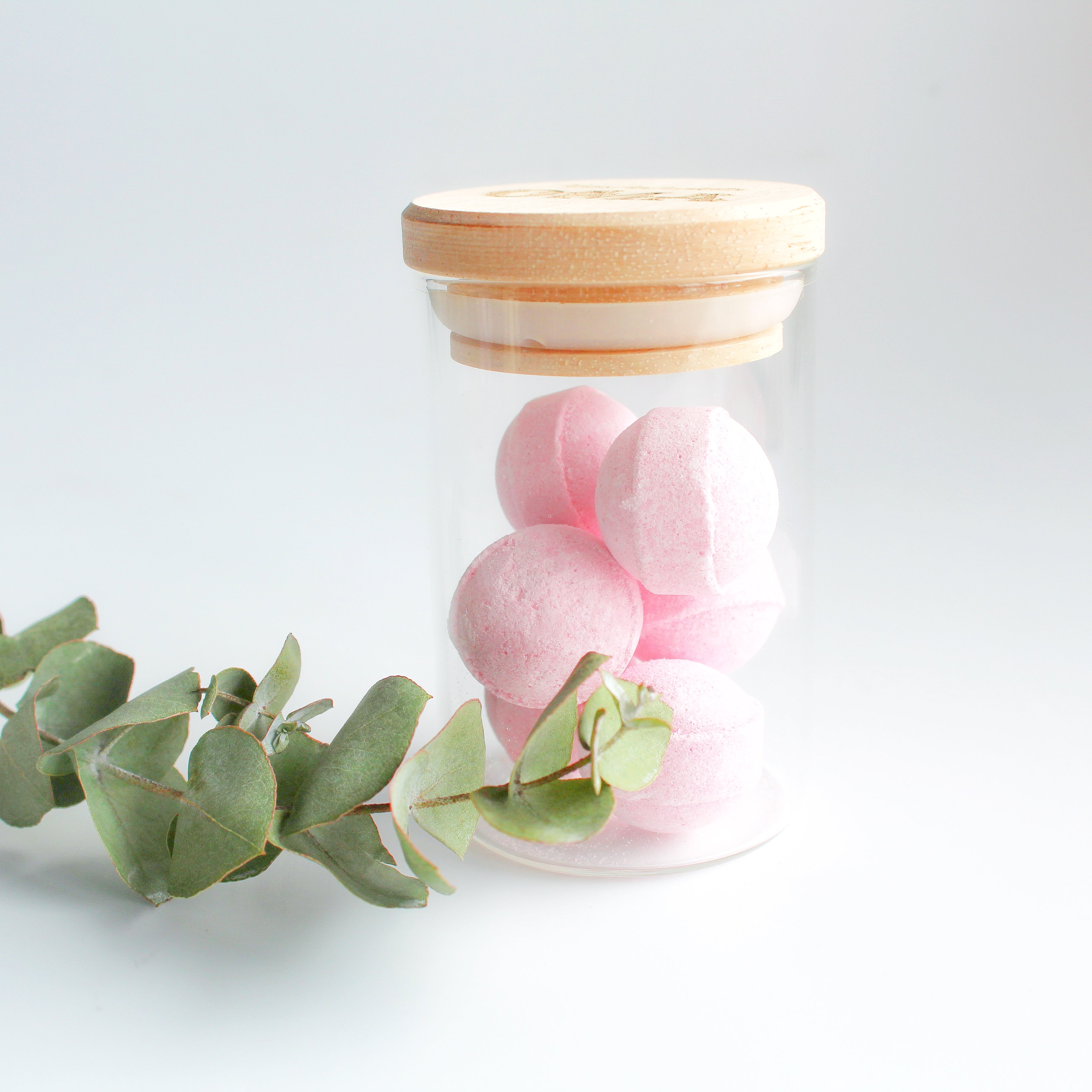 Voor de liefste mama/oma | glazen potje met bruisballetjes