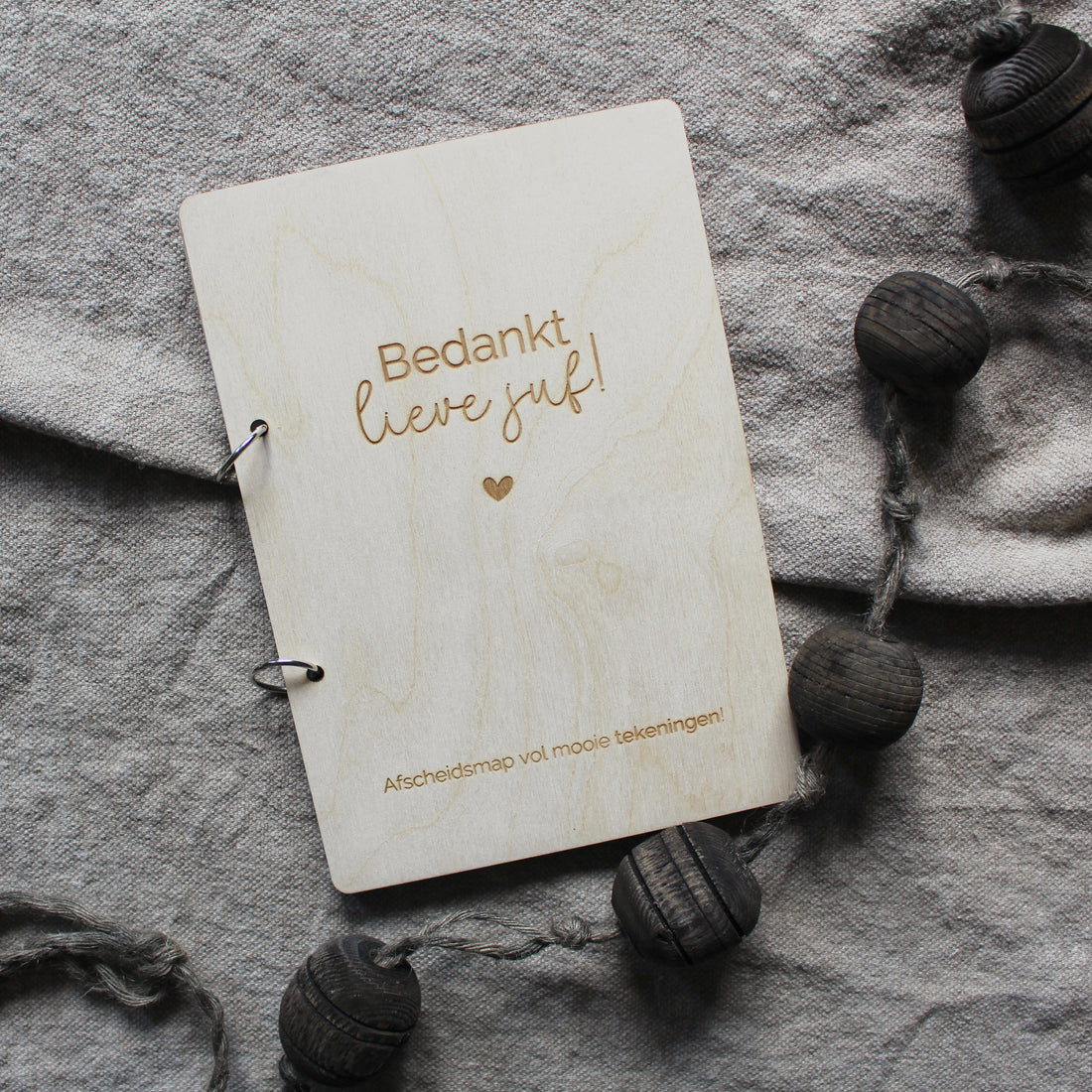 Afscheidsmap vol mooie tekeningen voor de juf/meester
