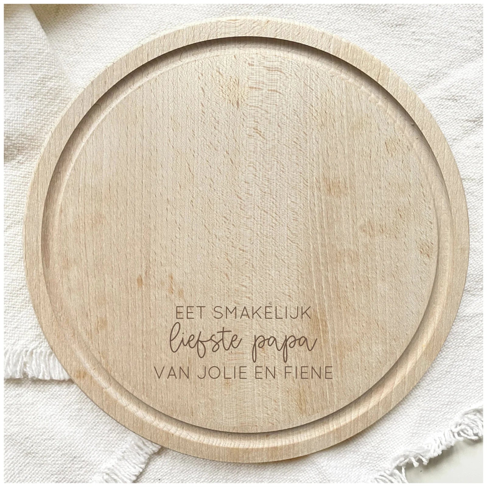 Eet smakelijk liefste papa/opa | ontbijtplankje
