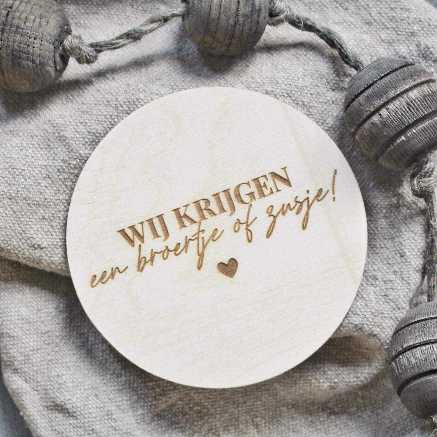 Ik word grote broer | houten bordje