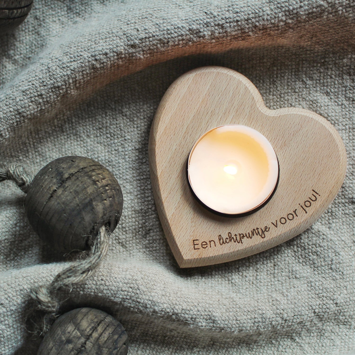 Een lichtpuntje voor jou | waxinelichthouder