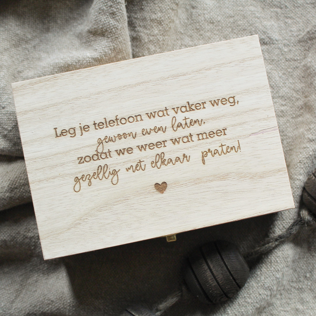 Leg je telefoon weg ... | telefoondoos