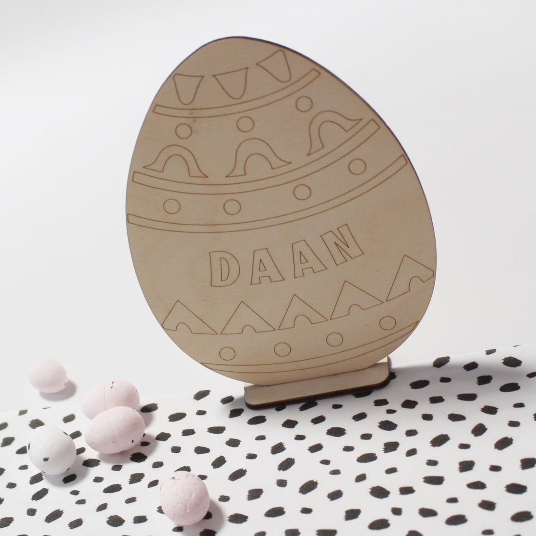 Knutselei met naam | ontmoette voetje