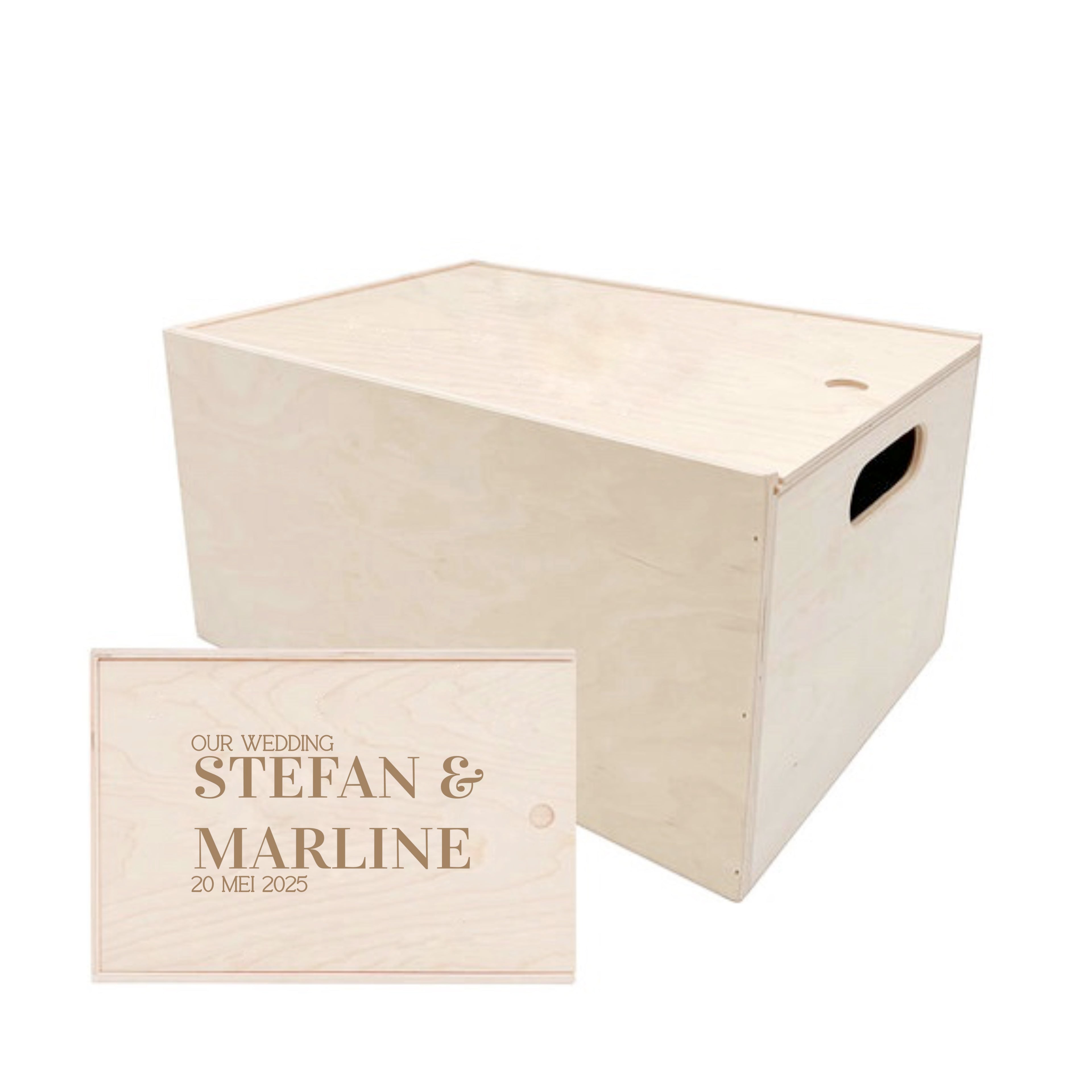Herinneringsbox bruiloft | our wedding