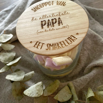 Snoeppot van de allerliefste papa/opa