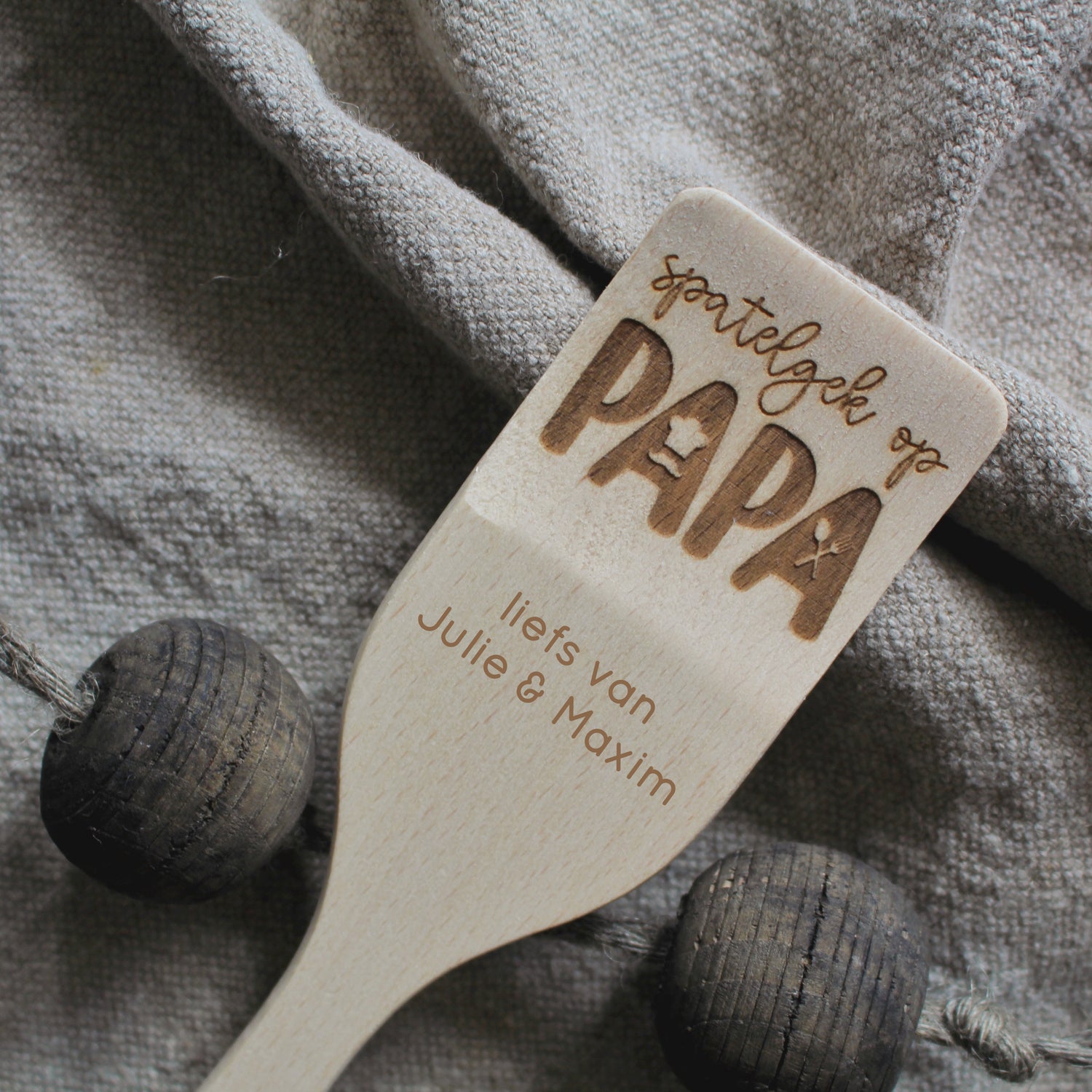 Spatelgek op jou papa/opa!