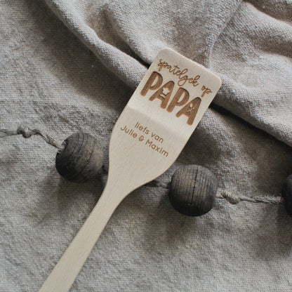 Spatelgek op jou papa/opa!